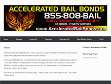 Tablet Screenshot of acceleratedbailbonds.com